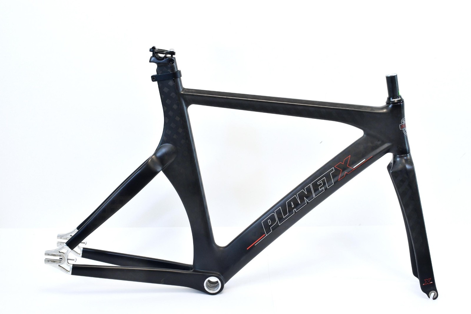 Planet x Pro carbon frameset fixie track pista velodrome road gravel tt