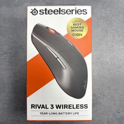 New SteelSeries Rival 3 Wireless Gaming Mouse - Black