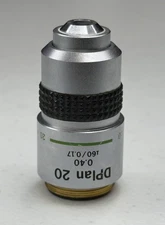 Olympus DPlan 20, 0.40 160 / 0.17 Microscope Objective