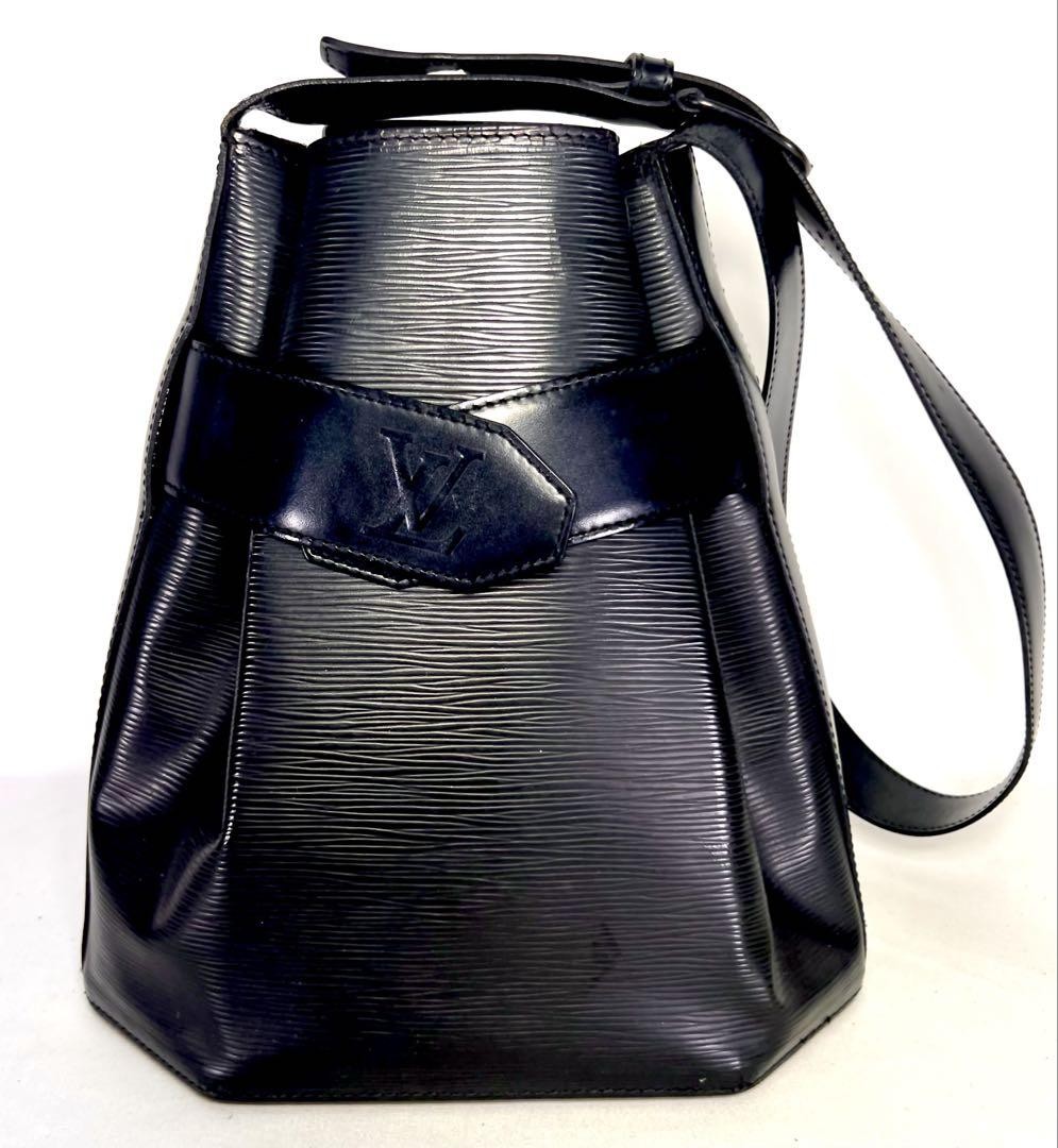 Louis Vuitton Epi Sac Depaul GM Black Leather Handbag M80155 Brand New
