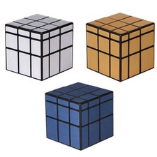Cubo espejo adhesivo plata oro 3x3x3 velocidad cubo mágico rompecabezas profesional
