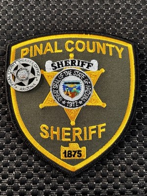 Pinal County Sheriff Patch & Pin. Arizona