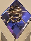 Vintage John Hardy Sterling Silver  Wide Black Sapphire Planted 3 Bamboos Ring — photo 10