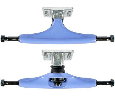 Tensor Trucks Alloy Aqua / Polished  - 5.0 Axle (Set of 2) With Wheels