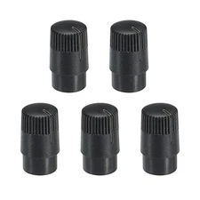  Potentiometer Control Knob ABS Guitar Knob for 6mm D Type Shaft Black,Black