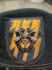 VIETNAM ERA 12TH SPECIAL FORCES GROUP GREEN BERET EARLY 70'S SALTY EXCELLENT  — photo 2