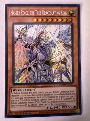 Yugioh - Master Peace, the True Dracoslaying King - Secret - 1st - BLMM-EN127 -