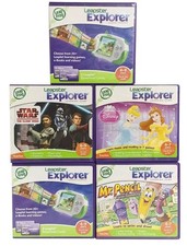 Lot of 5 EMPTY CASES for Leap Frog Leapster Explorer Leap Pad Games  2 Manuals