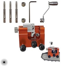 Chainsaw Sharpener Jig Kit with 3 Sharpening Shanks, Chain Saw Sharpener Tool