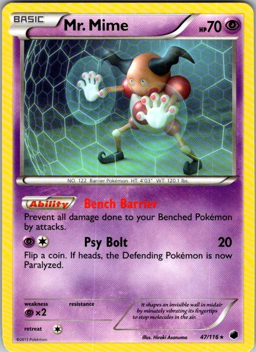 Pokemon | Plasma Freeze | Mr. Mime | 47/116 | Normal | NM