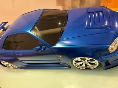 Nikko 1/5 Scale Nissan Skyline GT-R R34 Giant RC Car 80cm 35cm