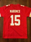 PATRICK MAHOMES #15 KANSAS CITY CHIEFS Boys MEDIUM Jersey SUPER BOWL RED NIKE — photo 2