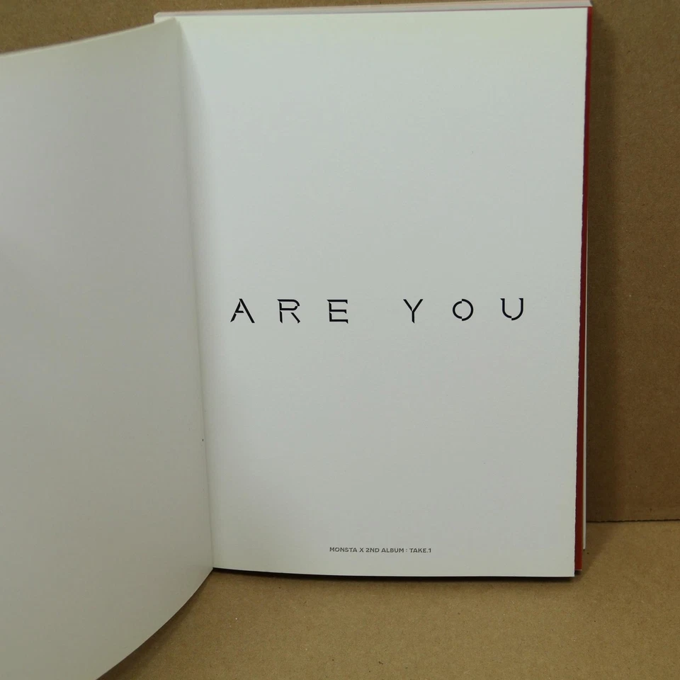 Monsta X CD Are You There 2nd Album Take.1 K-Pop Photobook Ver. IV Complete Foto 3 de 4