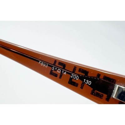 Fendi Eyeglasses Frames Women Brown Zucca Logo F893 51-14-130 | eBay