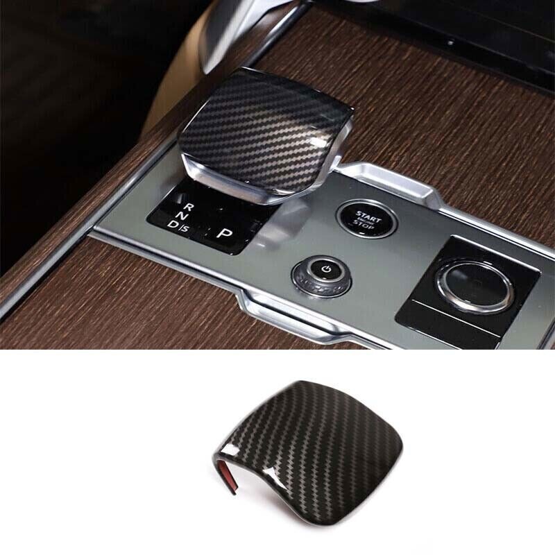 For Range Rover Sport Shift Knob Trim 2023-2024 Carbon Fiber Center Console Gear