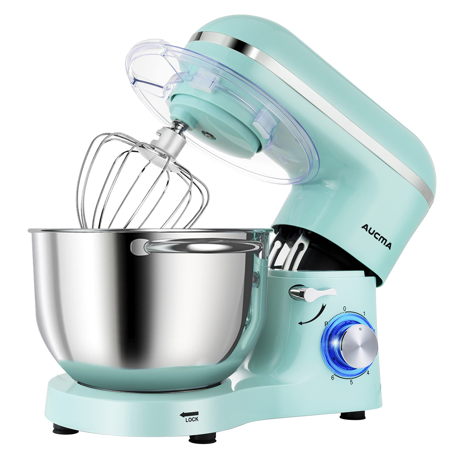 6.5-QT 660W Tilt-Head Stand Mixer with 6-Speed Settings-image