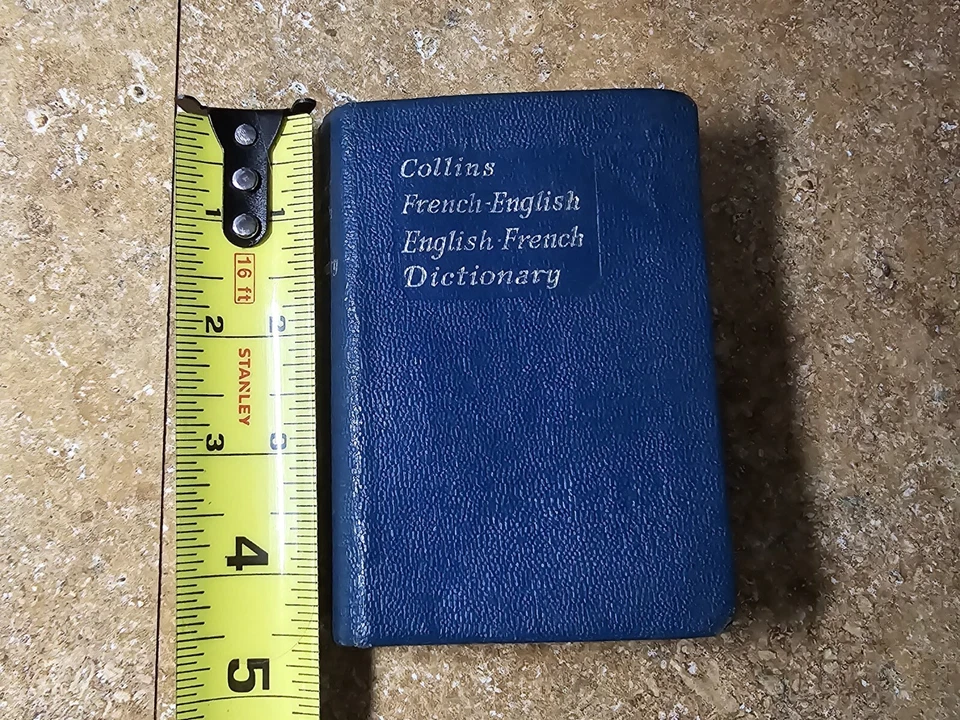 COLLINS FRENCH ENGLISH DICTIONARY GEM - RUDLER, ANDERSON -1953 - PAPERBACK MINI - Image 2 of 4