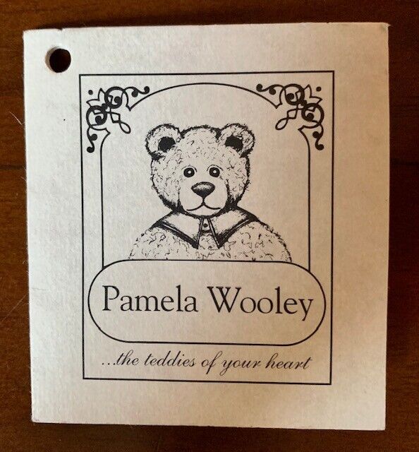 23" MOHAIR TEDDY BEAR BY THE LATE PAMELA WOOLEY / FROM HER PRIVATE COLLECTION