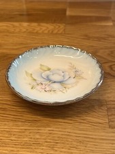 Royal Worcester Spode Palissy Pattern English Fine Bone China Pin / Trinket Dish