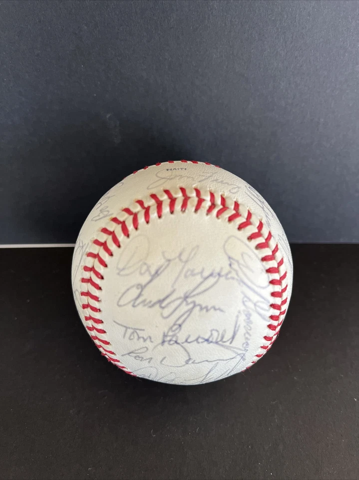 1981 AL All-Star Team Signed Baseball,Brett,Fisk,Winfield PSA/DNA 25 Autos,(B35) - Image 4 of 4