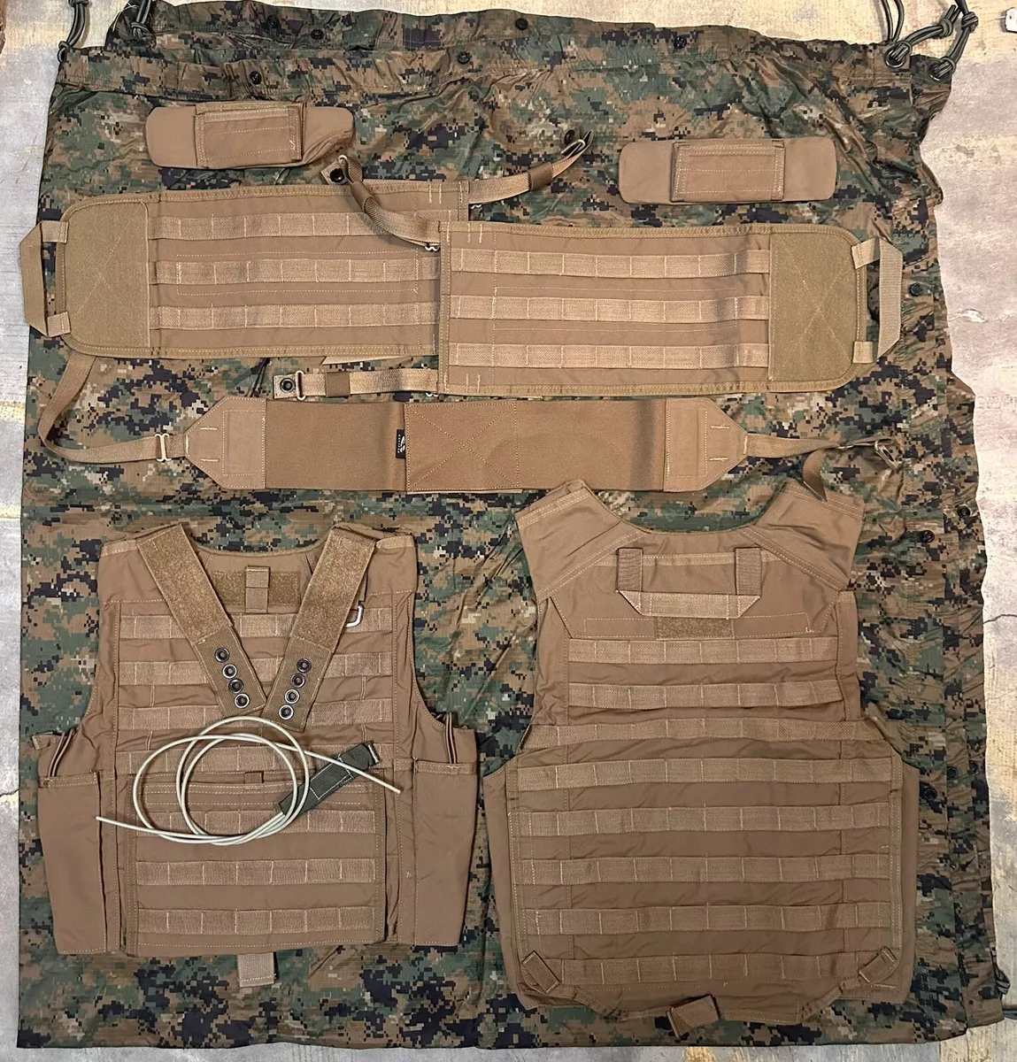 SDS BAE Releasable Body Armor Vest Systems RBAV-SF Coyote XL NIB ( NO ARMOR )