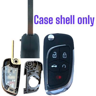 Chiave Camaro 2014 - Guscio Chiave 5 Pulsanti Flip Key Fob Custodia Cover Shell Cover Fit Per Camaro 2010-2013