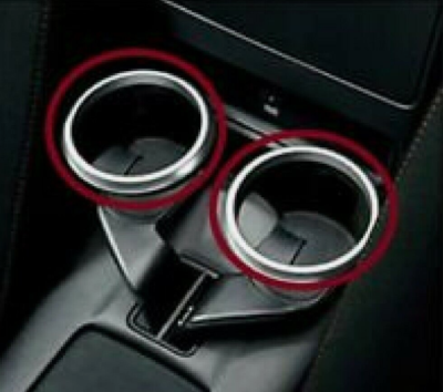 Mazda Genuine Roadster MX-5 MIATA ND Cup Holder Drink Rings x2