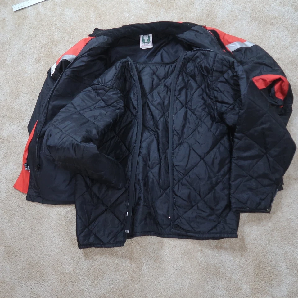 Belstaff Motorcycle Jacket Men Small Red Black Removable Quilt Liner insulated - Image 3 of 4