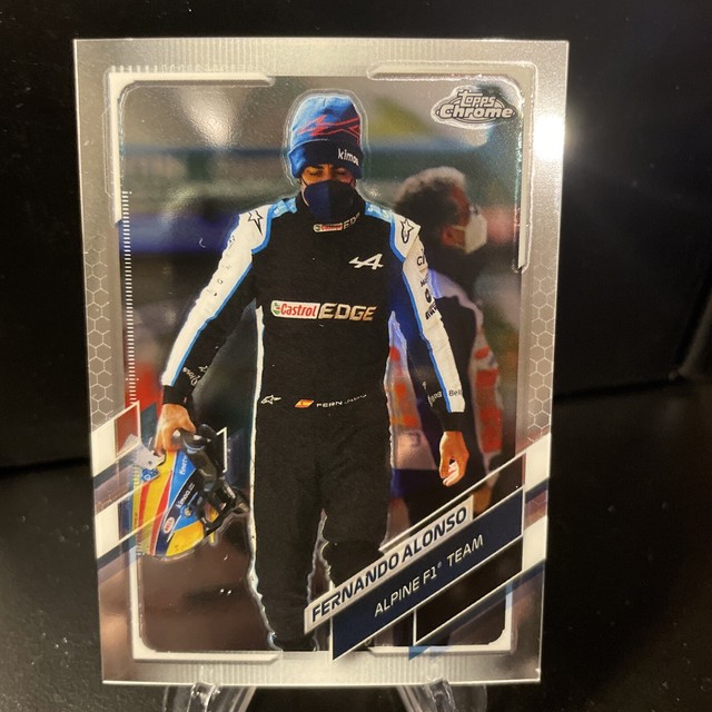 2021 Topps Chrome Formula 1 F1 Racers Fernando Alonso #41