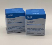 NEW 2X Belif The True Cream Aqua Bomb Moisturizer Travel Minis 10ml/0.33oz Each
