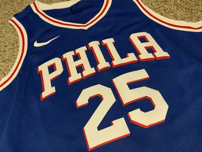 Nike Philadelphia 76ers Simmons #25 Swingman Jersey Men's Size 2XL