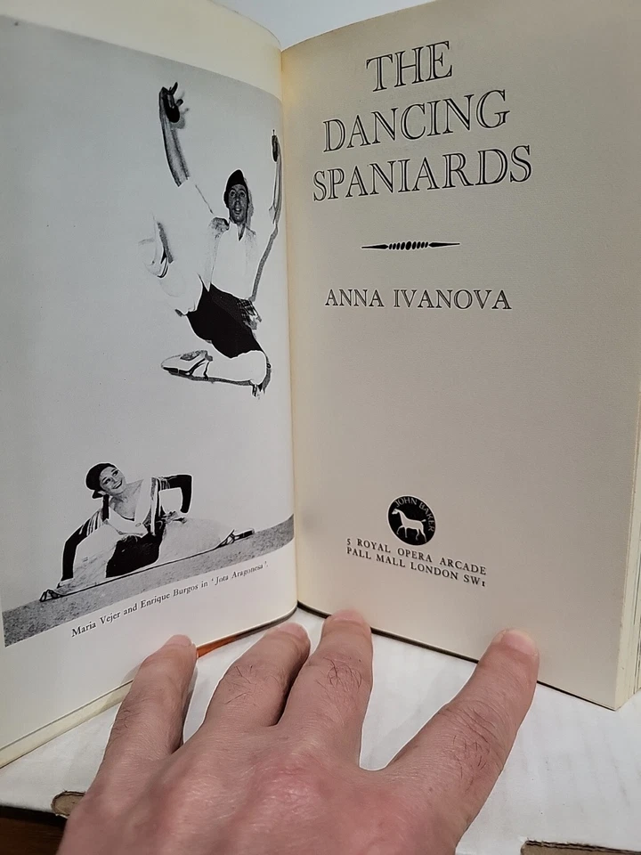 The Dancing Spaniards Anna Ivanova 1970 1st Ed. Irish HC/DJ Photos John Baker VG - Image 2 of 4