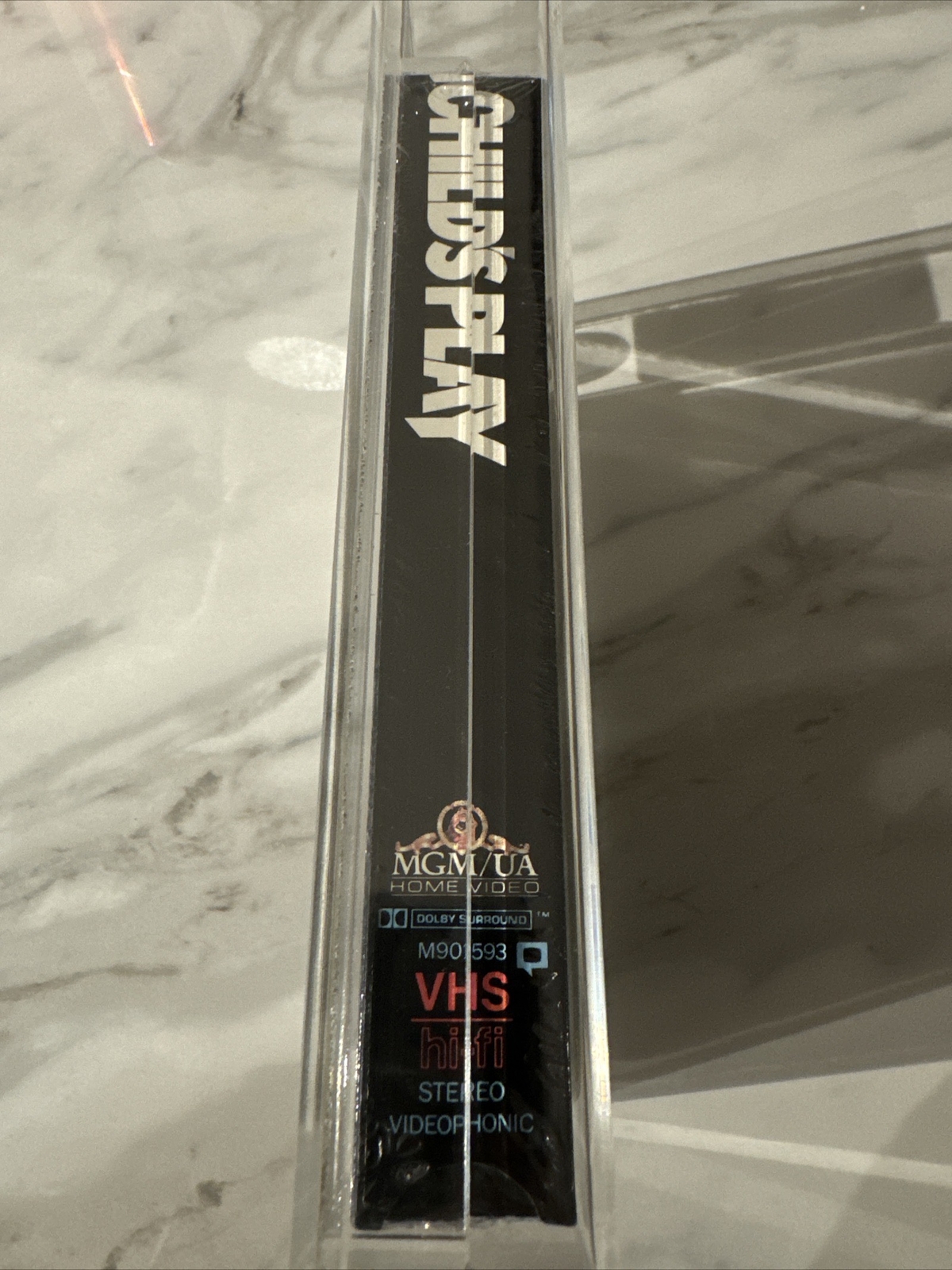 Child's Play VHS UKG 85 NM Factory Sealed 1988 First Print MGM/UA VO