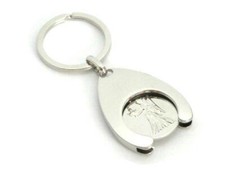 Signe Vierge Porte-Cl s Shopping Chip Panier Euro Rechange
