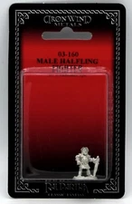 Ral Partha 03-160 Male Halfling Fighter (Player Character) Warrior Rogue Thief