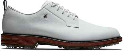 FootJoy Dryjoys Premiere Series Field Golf Shoes - White/Brick