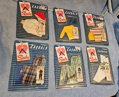 Vintage 1980s Pedigree Sindy Casuals lot 43001 to 443005 and 44006