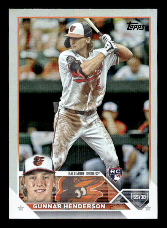 2023 Topps Rainbow Foil #206 Gunnar Henderson NM-MT RC Orioles