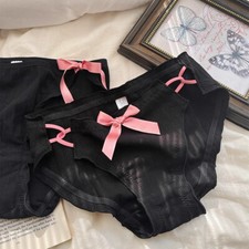 Mutandine Perizoma In Cotone Bow Da Donna Lingerie Mutandine Morbide Con ☆