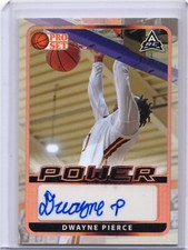 Dwayne Pierce 2021-22 Leaf Pro Set Basketball RC Bronze