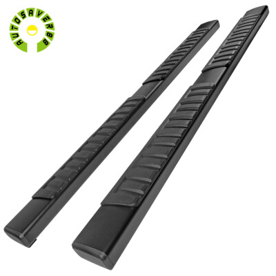 Black Nerf Bars For 2004-2024 Nissan Titan Crew Cab - Running Boards Side Steps 12 thumbnail image