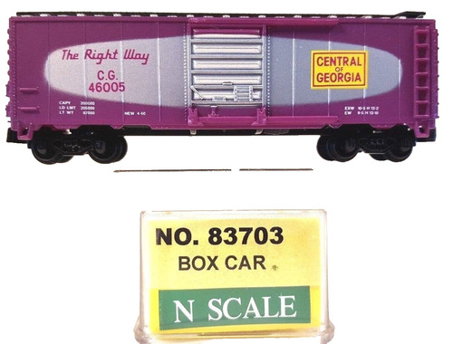 Coche de caja N Model Power 83703 40' Central of Georgia #46005 Knuckle Cplrs | Zustand: Used