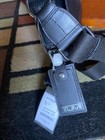 NWT TUMI  BLACK POLYESTER/LEATHER CROSSBODY BAG $275+tax retail — photo 3