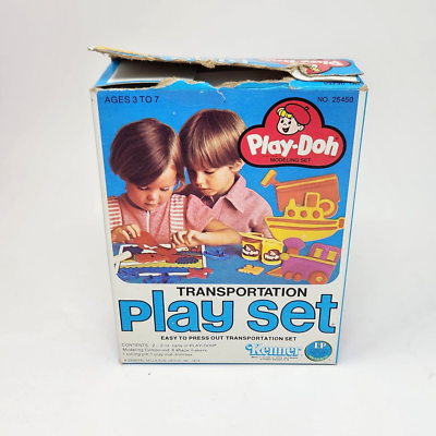 VINTAGE 1976 KENNER PLAY-DOH TRANSPORTATION SET IN BOX NEVER USED