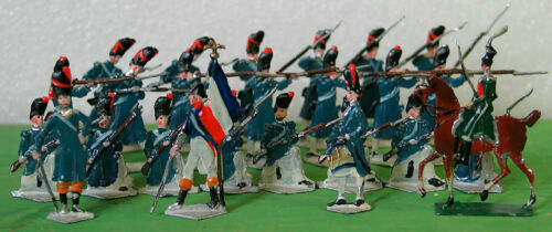 Figurine étain Rare – Soldat Empire Napoléonien Franklin Mint – 1:32 – Collection Premier Empire