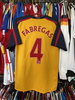 ARSENAL 2008 2009 AWAY SHIRT JERSEY NIKE 287538-716 sz S #4