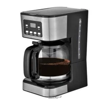 Brentwood TS-222BK Digital 12-Cup 800 Watts Pause & Serve Coffee Maker Select