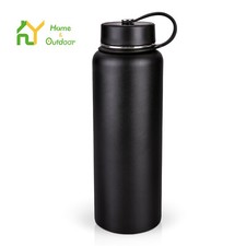 Stainless Steel Double Wall Vacuum Insulated Travel Sports Water Bottle 40 oz