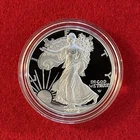 2023-W American Silver Eagle Proof Coin - with Box and Certificate :: OGP :: COA