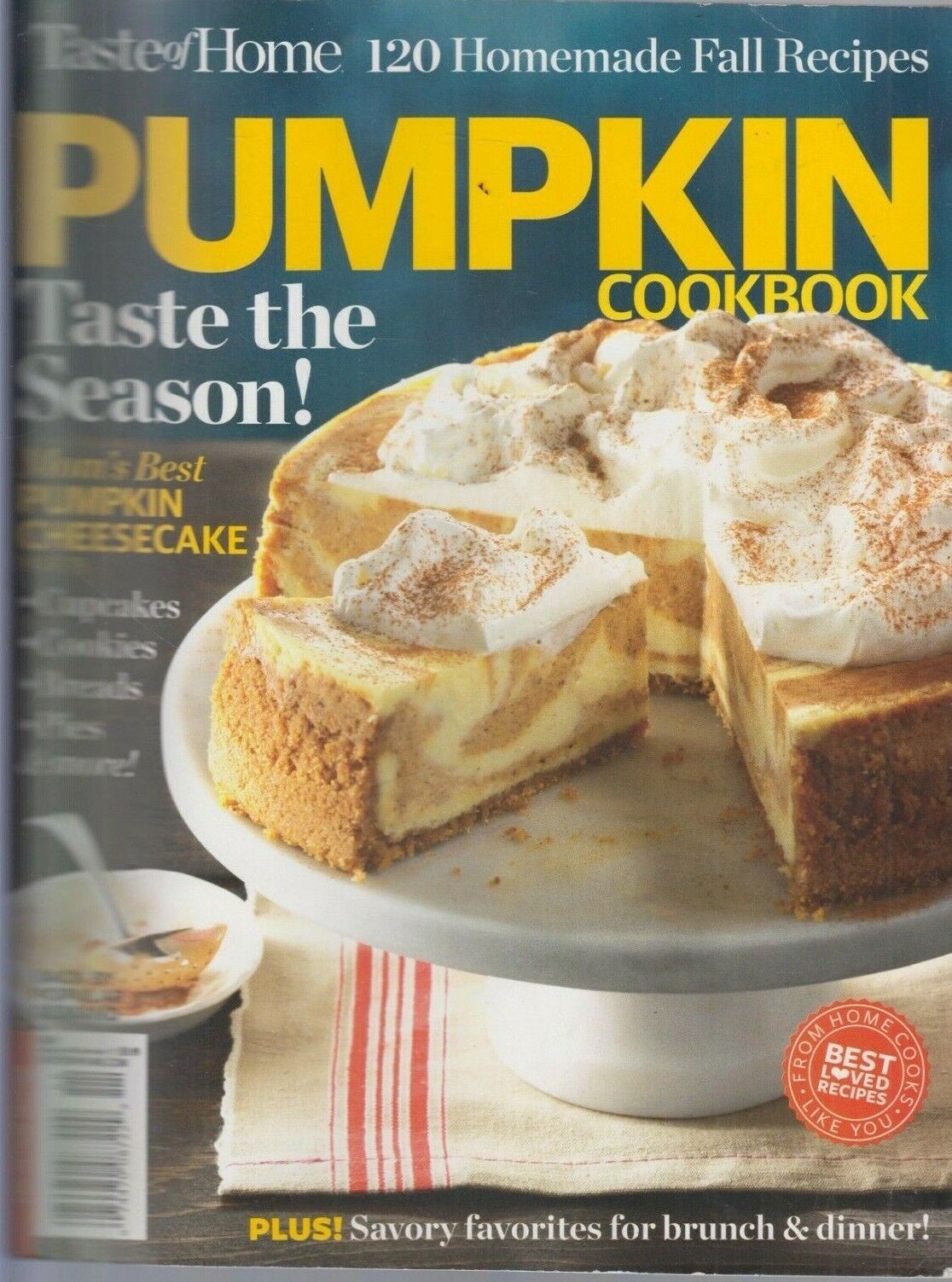 Taste of Home Pumpkin Cookbook 2020 TOH Orange Edition/Homemade Fall